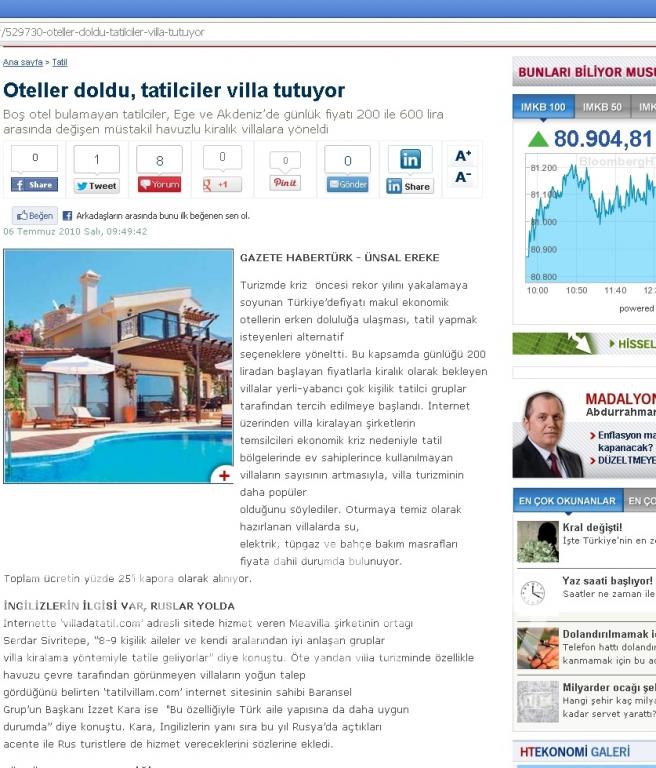 2018 Aralik ayinda haberler.com sitesinde cikan haberimiz