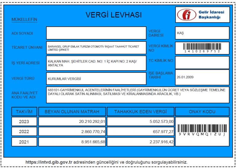 baransel-grupvergi-levhası