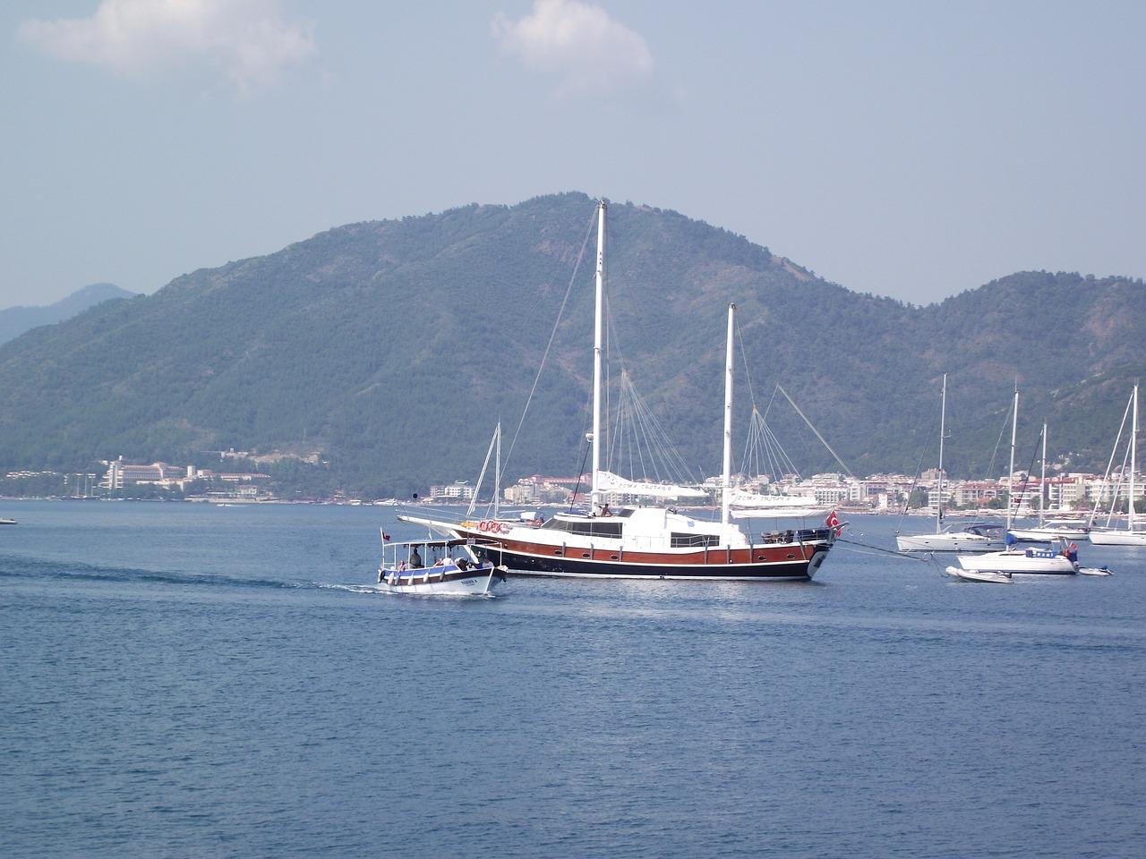 Muğla, Marmaris, Deniz, Yat